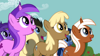 Background ponies watching and waiting S2E15