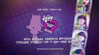 Pinkie Pie's Slumber Party - Twilight Sparkle intro (Portuguese) EGM2