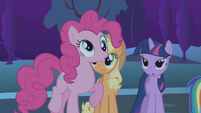 Pinkie making a derp face.