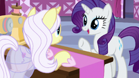 Rarity asks Lily Lace about her inspiration S7E9