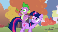 Twilight & Spike surprised S1E13