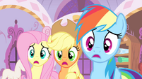 Fluttershy, AJ and Rainbow confused S4E19