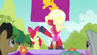 Orchard Blossom's mane falls over her eyes S5E17