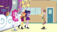 Pinkie, Sunset, and Twilight attack Vignette EGROF