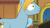 Rainbow Dash tapping on Big Stallion S8E5