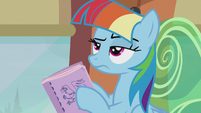 It's not Rainbow Dash's first imitation of somepony, either.