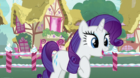 Rarity "debut their line in the Carousel Boutique!" S7E9