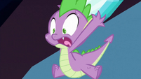 Spike running with Crystal Heart S3E2