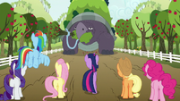 Mane Six face down Mr. Tortoise-Snap S9E13