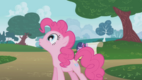 Pinkie Pie excited about spending time with Rainbow Dash S1E05