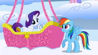 Rainbow Dash forgives Rarity S01E16