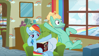 Rainbow shoves Zephyr Breeze off her seat S6E11