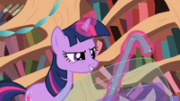 Okay, why does Twilight have that devilish look on her face?