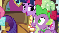 Twilight saying goodbye to Spike S6E17