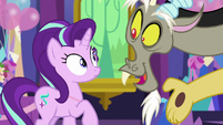 Discord "cause a little mischief" S7E1