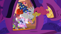 Pinkie Pie pecking the candy bowl S2E4