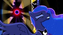 Princess Luna about to transform S5E13