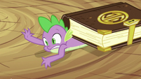 Spike Stuck Under a Book S3E1