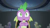 Spike getting stage fright S4E24