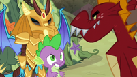 Spike nervous; Ember unimpressed S6E5