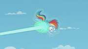 Starlight's magic disabling Rainbow Dash S5E25