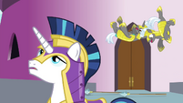 Shining Armor should take better care his men don't float away on him.