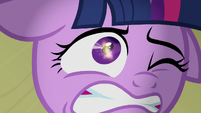 Twilight Sparkle flinching with fright S8E7