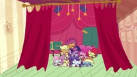 Mane Six and Crusaders laugh together PLS1E9b.png (1,003 KB)