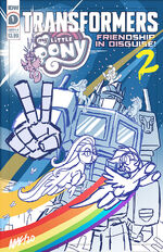 My Little Pony Transformers II issue 1 cover A sketch