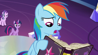 Rainbow Dash "you can barely read them" S7E14