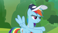 Rainbow Dash -on the sidelines- S9E15