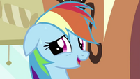 Rainbow Dash is busted.