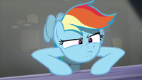Rainbow making a serious face S5E15