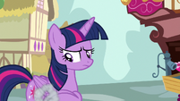 Twilight Sparkle dusting herself off S7E14