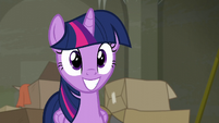 Twilight Sparkle grinning eagerly S6E9