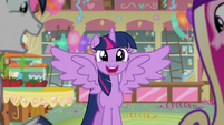 Twilight smiles with elation S5E19