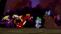 Dragons talking to Spike S2E21
