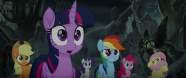 Mane Six hear someone singing MLPTM