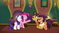 Pinkie Pie initiates a group hug S6E12