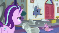 Starlight Glimmer looking at Iron Will S8E15