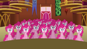 Pinkie Pie clones sitting down S3E03