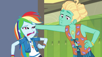 Rainbow Dash creeped out by Zephyr Breeze EGDS5