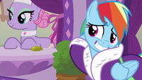 Rainbow embarrassed in front of her friends S6E10