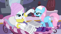 Filing Rarity's hooves