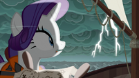 Rarity looking at the lightning S6E22