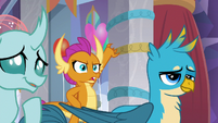 Smolder "why are you talking so funny?" S9E7
