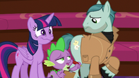 Spike -best acting we've seen all day- S8E7