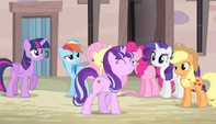 "Please enjoy our little corner of Equestria. We're all quite fond of it."