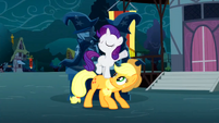 Applejack and Young Rarity