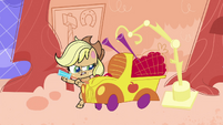 Applejack building Winona's go-kart PLS1E9a